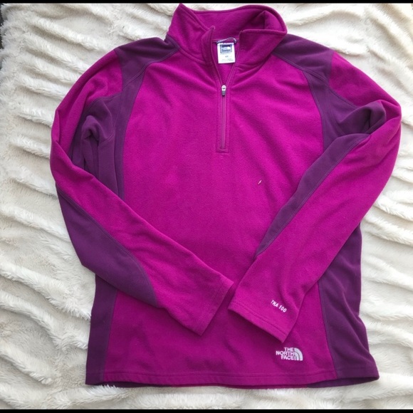 The North Face 1/4 Zip TKA 100 Fleece Pullover (Size M)